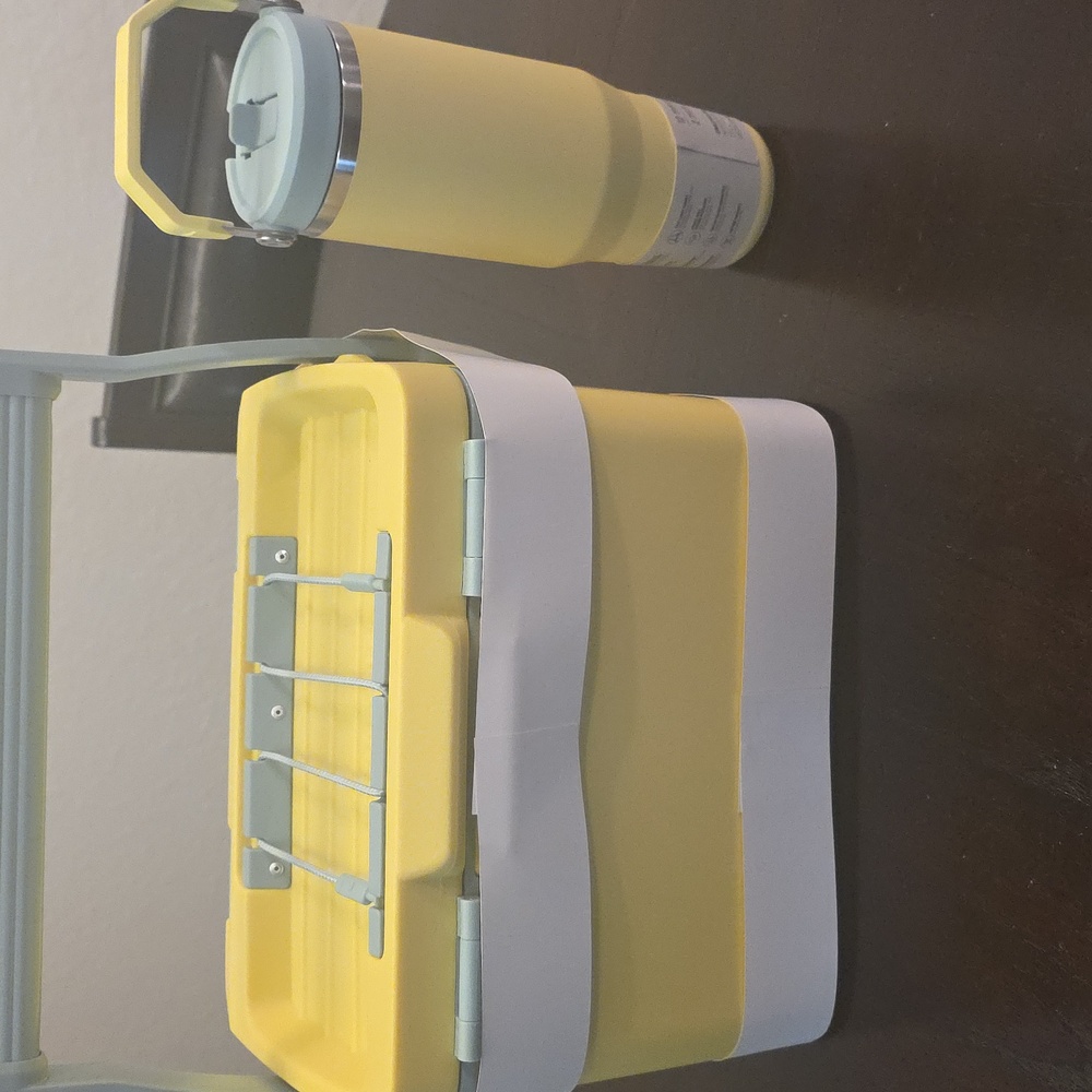 Brand New Stanley Yellow and White Cooler with Tumbler Set - Picture 5 of 6